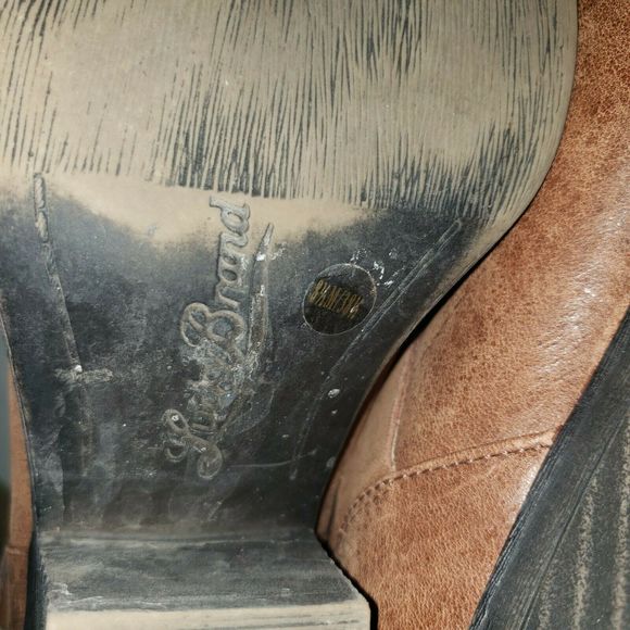 Lucky Brand LP Tommie Leather Boots Booties 8.5M - Picture 12 of 12